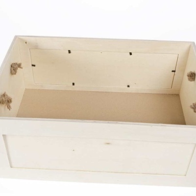 CESTO C/ PEGA EM CORDÃO 37X25X15CM Ref. 87653