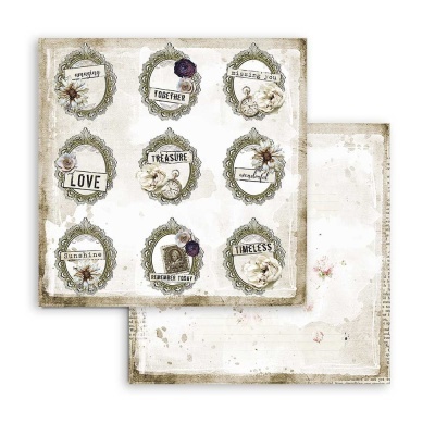 ALBUM SCRAP 10 FOLHAS 20,3x20,3cm STAMPERIA SBBS 34