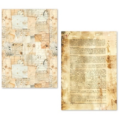 Tissue Paper Set VINTAGE MANUSCRIPT  CIAO BELLA  ME001