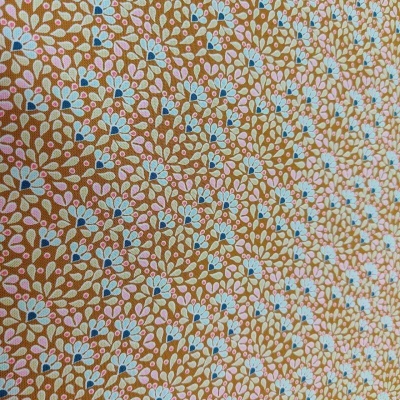 TECIDO TILDA COTTON BEACH SEA ANEMONE HONEY 100337 T1400A