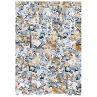 Papel de arroz A3 CIAO BELLA Seaside Dreams CBRM156