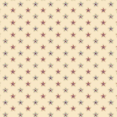 Tecido Marcus BETSY'S NEEDLEWORK by Pam Buda SHINING STARS R171314D  CREAM