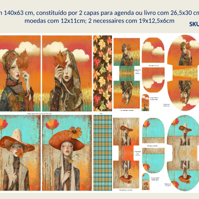 Painel "Outono é Belo" c/140x63cm 2900 441