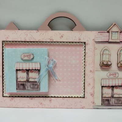 Kit placa "Bakery Shop" 33x22,5cm