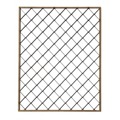 Grelha mdf 36x28,5cm Ref. 640197  36x28,5 cm