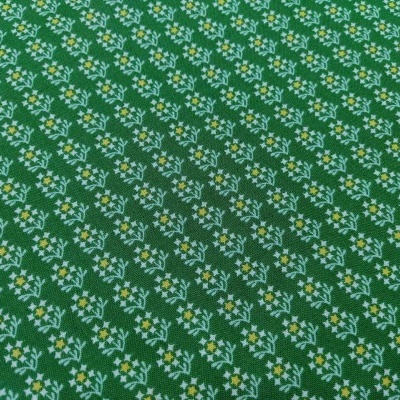 Tecido EQP - " Future Heirlooms " Dandelion Emerald Green 250301