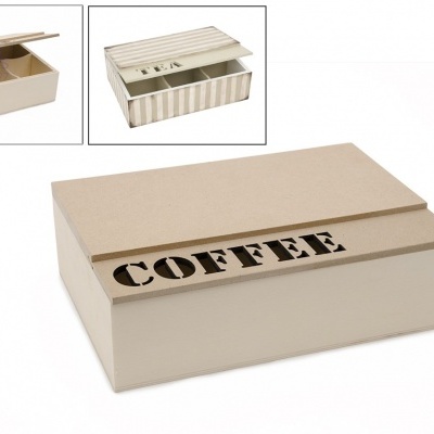 CAIXA 23X16X7CM C/TAMPA COFFEE 741198