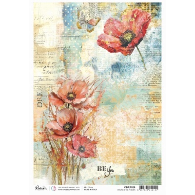 Papel de arroz A4 Nature is the answer  CIAO BELLA  CBRP528