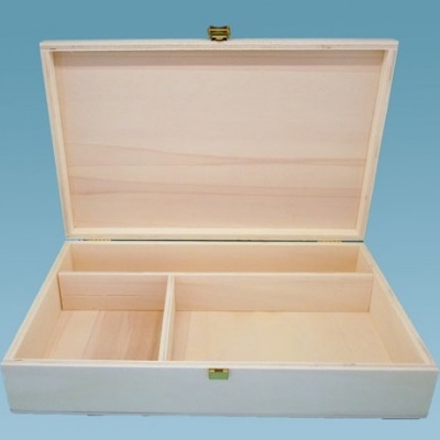 Caixa c/3 div. para a vela, roupa de batizado e para concha de batismo (35,5x23,5x8)  9563.2