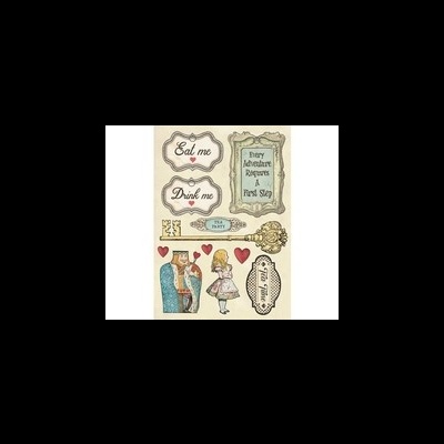 WOODEN SHAPES STAMPERIA A3 drink me KLSP076