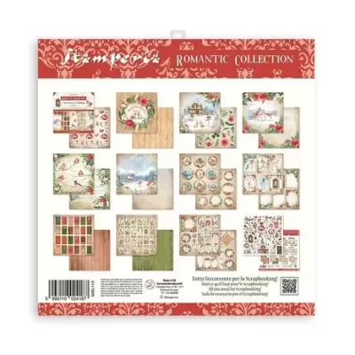 Conjunto de papéis para scrapbooking Romantic Collection Fiorpapel