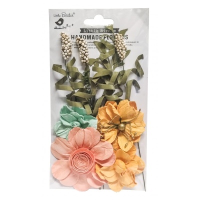 Flores, 16 peças Camila Pastel Palette Little Birdie  CR69501