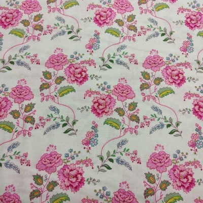 Tecido EQP - " Future Heirlooms " Bouquet Cotton 250101