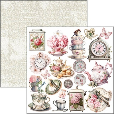 Bloco scrapbooking Ciao Bella 12"x12" (30,5x30,5cm) "Timeless Moments" CBT 083