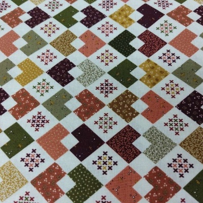 Tecido H.G.& Co. "Home Sweet Home" by Debbie Busby 3165 GH00194M