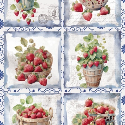 PAPEL ARROZ 54X33CM STRAWBERRY III PFY-13754  340757