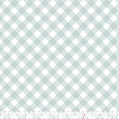 Tecido Catex "Mimomelo" xadrez azul E8620