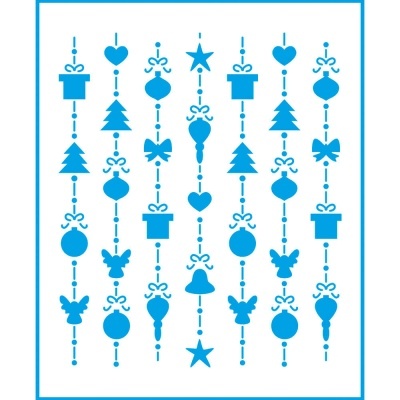 Stencil Médio Natal - Enfeites STMN-060