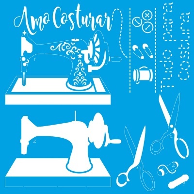 STENCIL LITOARTE 20X20CM STXX-169