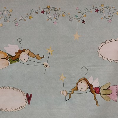 TECIDO "LOS DUENDES" Natal B41 60282