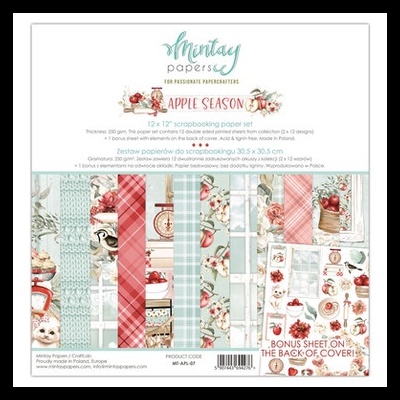 ALBUM SCRAP 12F.30,5X30,5CM MINTAY "Apple Season" MT-APL-07