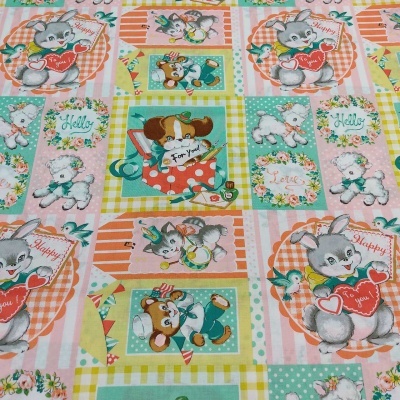 Tecido Quilt-Gate "Dear Little World" 11B T1772