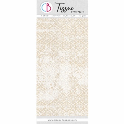 Tissue Paper CLASSIC CHIC 69x49cm  CIAO BELLA  HT024