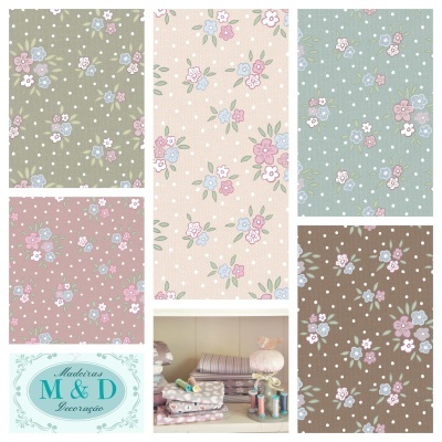 TECIDO "LOVE FAMILY" BY VÉRONIQUE REQUENA 52003