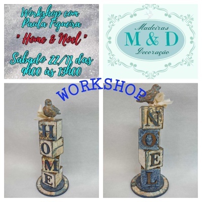 Workshop "Home & Noel" com a PAULA FIGUEIRA Sábado 22 Novembro