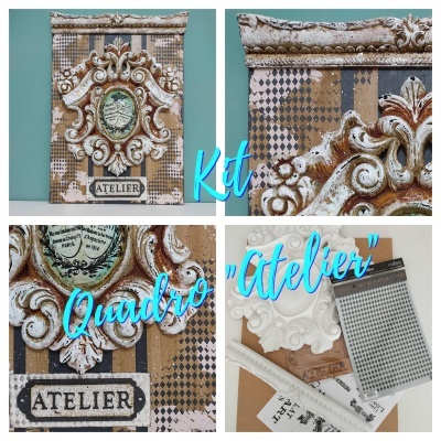 Kit Quadro "Atelier" (Aula "On Line" Setembro 2025)