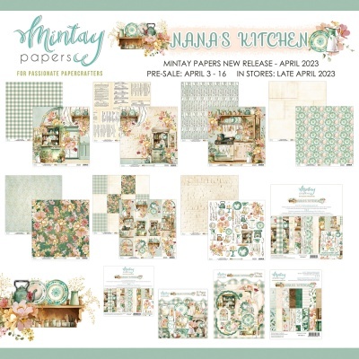 ALBUM SCRAP 12F. 30,5X30,5CM MINTAY "Nanas Kitchen" MT-NAN-07