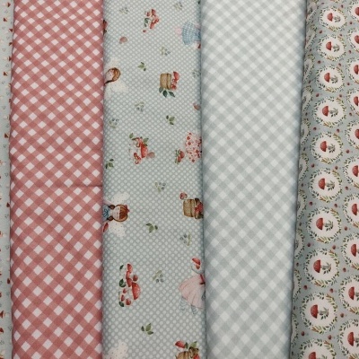 Tecido Catex "Mimomelo" xadrez vermelho E8621