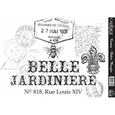 Transfer para TECIDOS 25x35cm FT-009