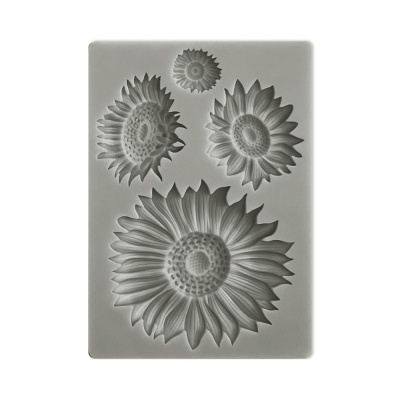 Molde Silicone A6 - Sunflower Art sunflowers KACM09
