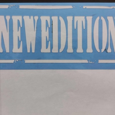 Stencil 11x30cm "New Edition"  APP