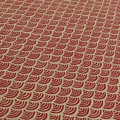 Tecido Creme/Bordeaux 88220 1-1 T1301