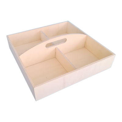 Tabuleiro madeira 30x30x9cm 96173