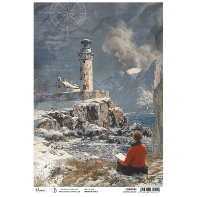 Papel de arroz A4 CIAO BELLA Inspired Breeze CBRP 580