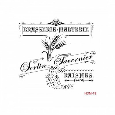 STENCIL CADENCE 25x25CM HDM19