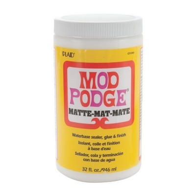 MOD PODGE COLA BRANCA COM 946ML ACABAMENTO MATE.
