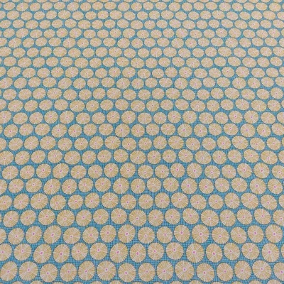 TECIDO TILDA COTTON BEACH LIMPET SHELL TEAL 100338 T1400A