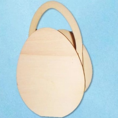 Cesto de bombons em forma de Ovo 16cm 2957