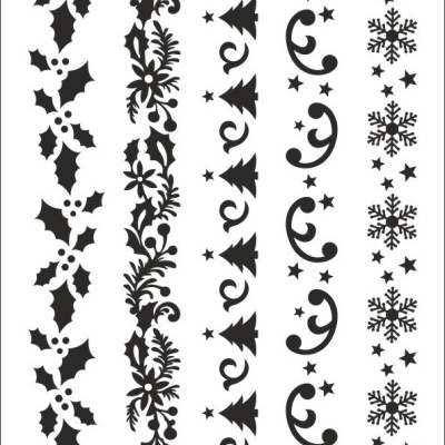 STENCIL 20X30CM 224 MOTIVOS NATAL  440224