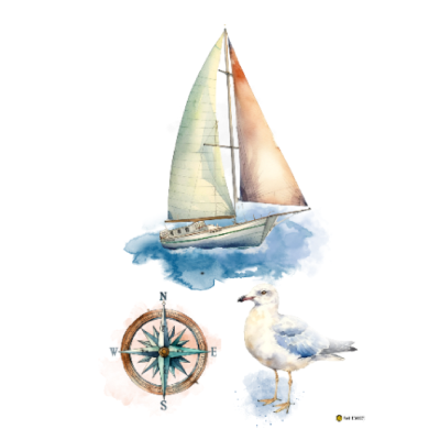 Papel transfer - Ocean 1     20x28cm  13057