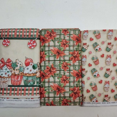 Tecido Fuxicos e Fricotes Flores FFNT018