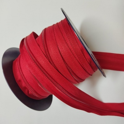 Fecho a metro "passo largo" malha 5 VERMELHO 548