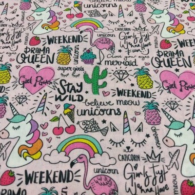 Tecido DRAMA QUEEN UNICÓRNIO 62657