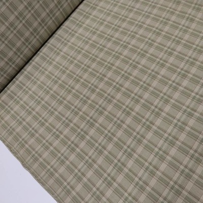 Tecido "One Sister" xadrez  verde HG33877