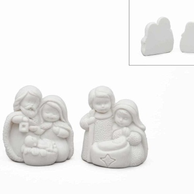 CONJUNTO DE 2 SAGRADAS INFANTIS 3.5X4CM COLAR Ref. 82512