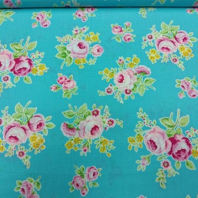 TECIDO LECIEN FLOWER SUGAR FLORES BLC05 745905-70